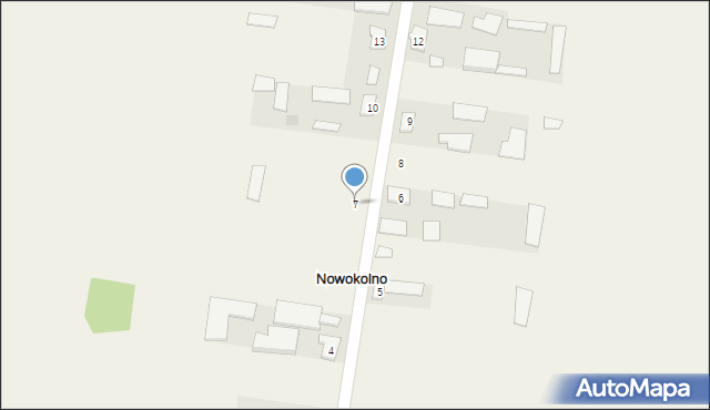 Nowokolno, Nowokolno, 7, mapa Nowokolno