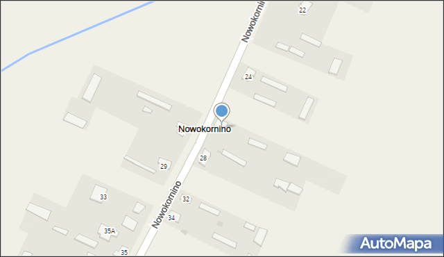 Nowokornino, Nowokornino, 26, mapa Nowokornino