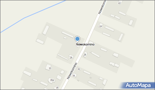 Nowokornino, Nowokornino, 27, mapa Nowokornino