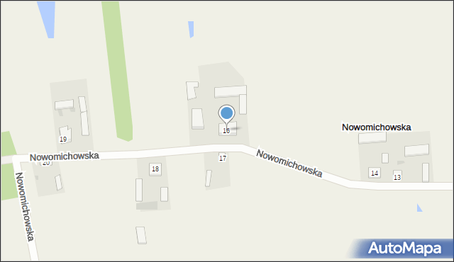 Nowomichowska, Nowomichowska, 16, mapa Nowomichowska