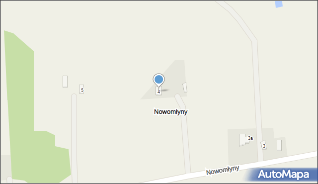 Nowomłyny, Nowomłyny, 4, mapa Nowomłyny