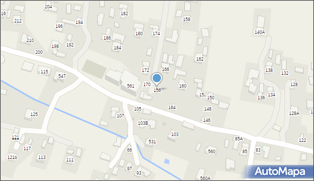 Nowosielce, Nowosielce, 156, mapa Nowosielce