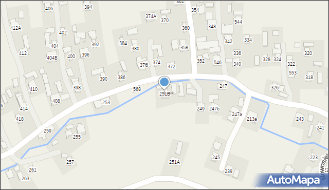 Nowosielce, Nowosielce, 25A, mapa Nowosielce