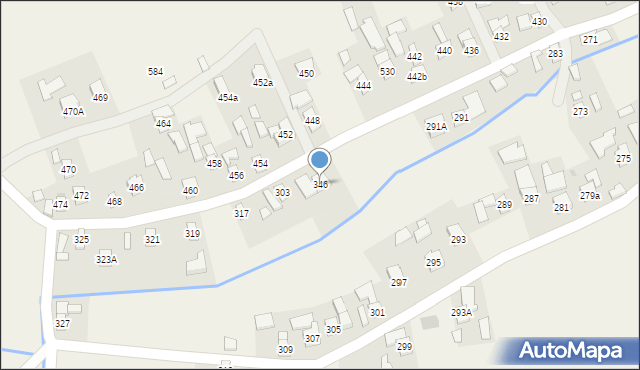 Nowosielce, Nowosielce, 346, mapa Nowosielce