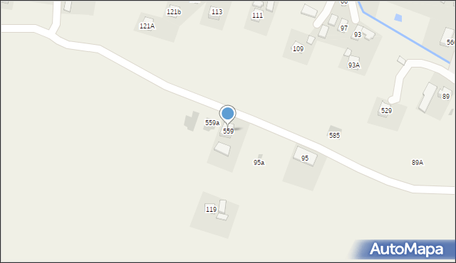 Nowosielce, Nowosielce, 559, mapa Nowosielce