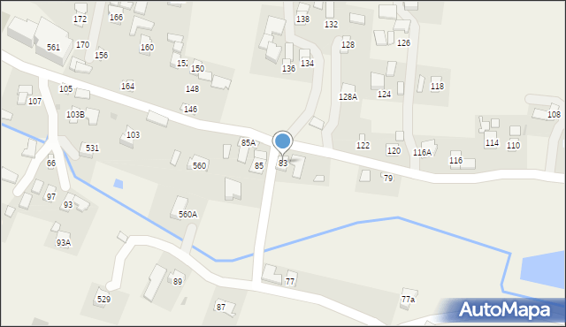 Nowosielce, Nowosielce, 83, mapa Nowosielce