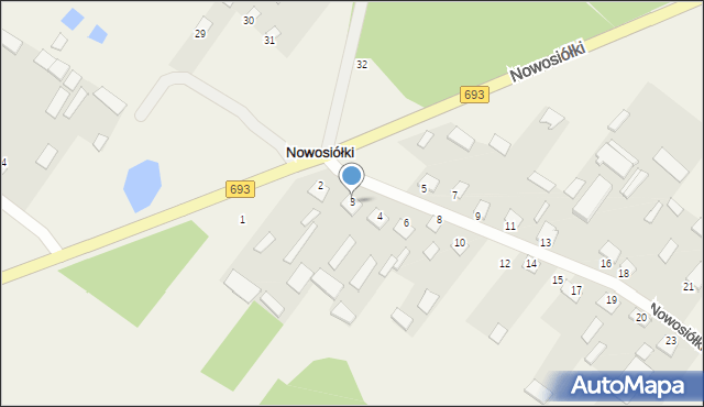 Nowosiółki, Nowosiółki, 3, mapa Nowosiółki