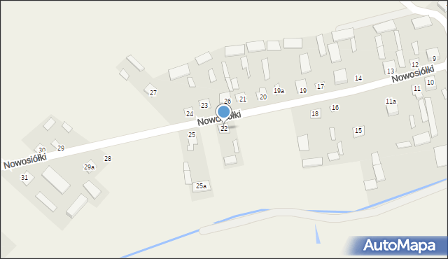 Nowosiółki, Nowosiółki, 22, mapa Nowosiółki