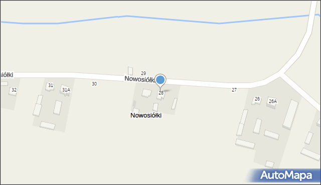 Nowosiółki, Nowosiółki, 28, mapa Nowosiółki