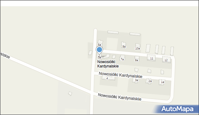 Nowosiółki Kardynalskie, Nowosiółki Kardynalskie, 5a, mapa Nowosiółki Kardynalskie