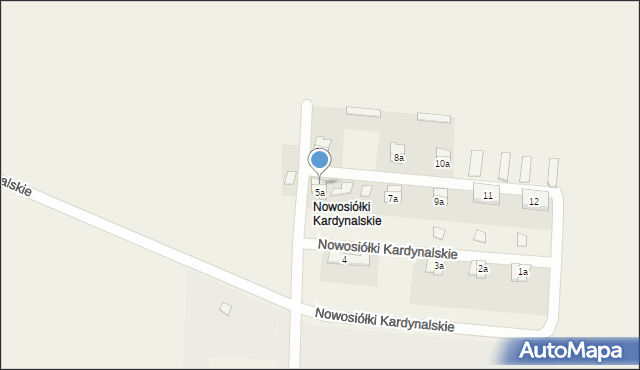 Nowosiółki Kardynalskie, Nowosiółki Kardynalskie, 5b, mapa Nowosiółki Kardynalskie