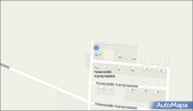 Nowosiółki Kardynalskie, Nowosiółki Kardynalskie, 6a, mapa Nowosiółki Kardynalskie