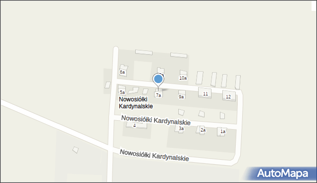 Nowosiółki Kardynalskie, Nowosiółki Kardynalskie, 7b, mapa Nowosiółki Kardynalskie