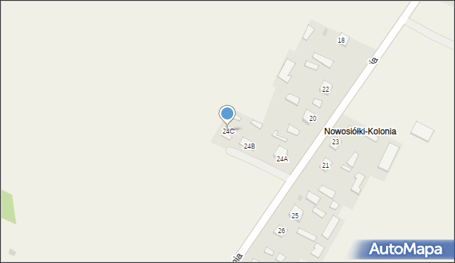 Nowosiółki-Kolonia, Nowosiółki-Kolonia, 24C, mapa Nowosiółki-Kolonia