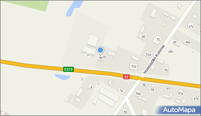 Nowosiółki-Kolonia, Nowosiółki-Kolonia, 53, mapa Nowosiółki-Kolonia