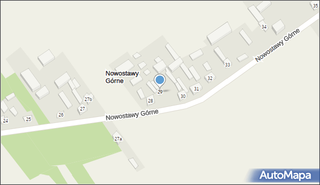 Nowostawy Górne, Nowostawy Górne, 29, mapa Nowostawy Górne