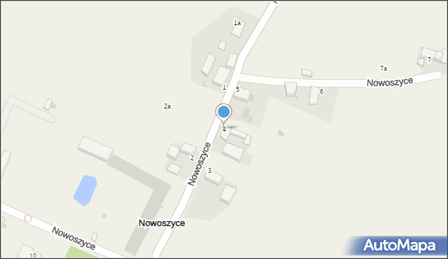 Nowoszyce, Nowoszyce, 4, mapa Nowoszyce