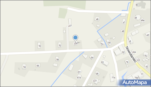Nowotaniec, Nowotaniec, 124, mapa Nowotaniec