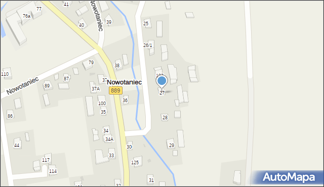 Nowotaniec, Nowotaniec, 27, mapa Nowotaniec