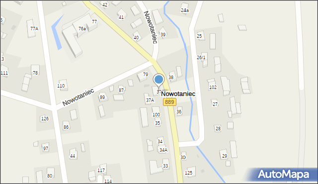 Nowotaniec, Nowotaniec, 37, mapa Nowotaniec