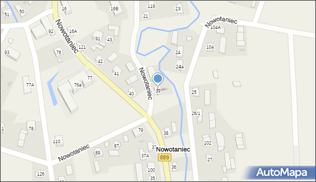 Nowotaniec, Nowotaniec, 39, mapa Nowotaniec