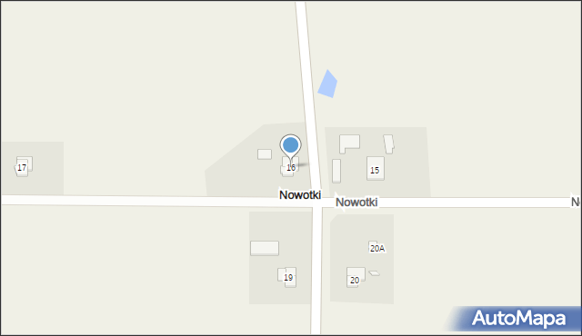 Nowotki, Nowotki, 16, mapa Nowotki