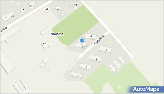 Nowotna, Nowotna, 2, mapa Nowotna