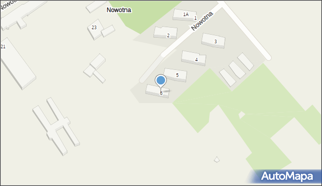 Nowotna, Nowotna, 6, mapa Nowotna