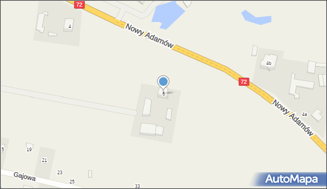 Nowy Adamów, Nowy Adamów, 6, mapa Nowy Adamów