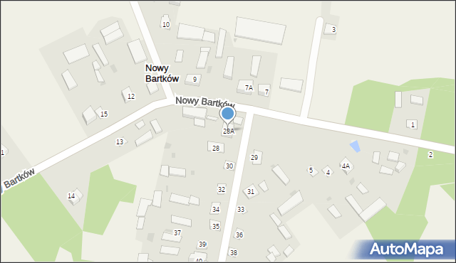 Nowy Bartków, Nowy Bartków, 28A, mapa Nowy Bartków