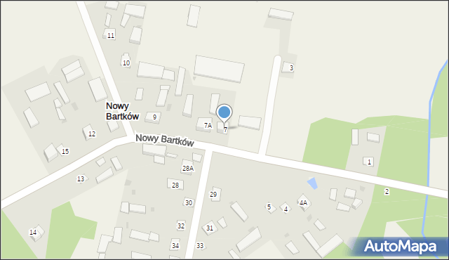 Nowy Bartków, Nowy Bartków, 7, mapa Nowy Bartków