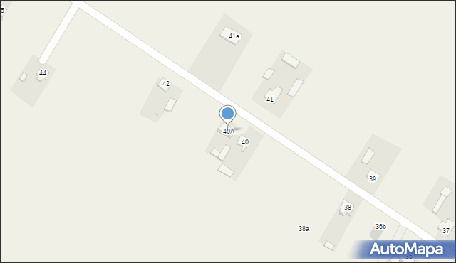 Nowy Białynin, Nowy Białynin, 40A, mapa Nowy Białynin