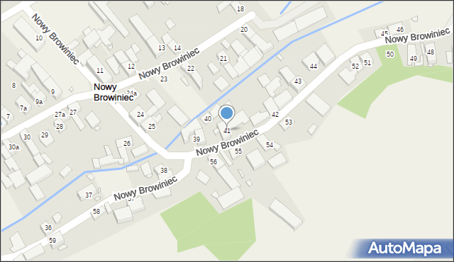 Nowy Browiniec, Nowy Browiniec, 41, mapa Nowy Browiniec