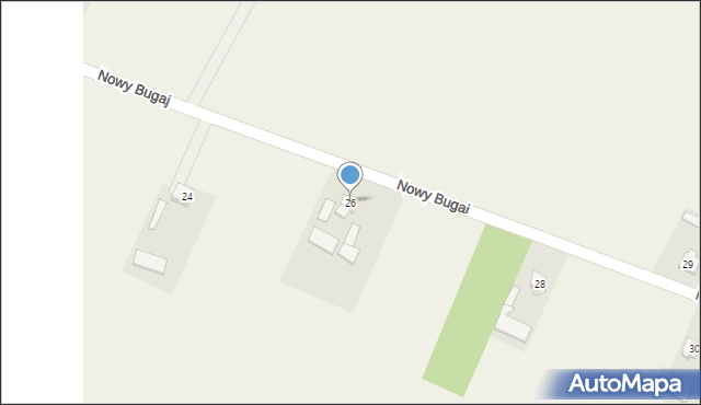 Nowy Bugaj, Nowy Bugaj, 26, mapa Nowy Bugaj