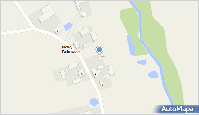 Nowy Bukowiec, Nowy Bukowiec, 6, mapa Nowy Bukowiec