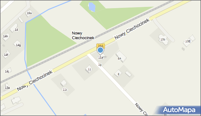 Nowy Ciechocinek, Nowy Ciechocinek, 11a, mapa Nowy Ciechocinek