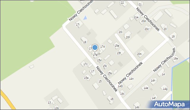 Nowy Ciechocinek, Nowy Ciechocinek, 17a, mapa Nowy Ciechocinek