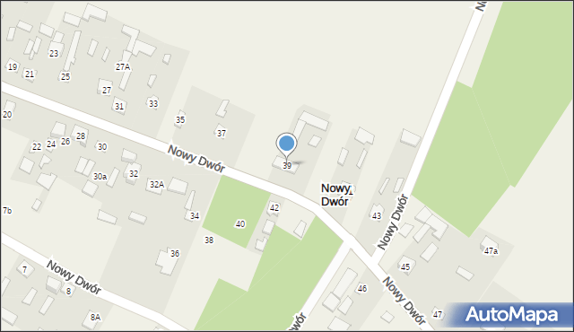 Nowy Dwór, Nowy Dwór, 39, mapa Nowy Dwór