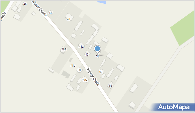 Nowy Dwór, Nowy Dwór, 51, mapa Nowy Dwór