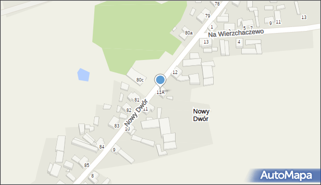 Nowy Dwór, Nowy Dwór, 11A, mapa Nowy Dwór