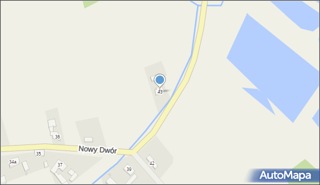 Nowy Dwór, Nowy Dwór, 43, mapa Nowy Dwór