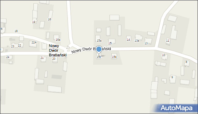 Nowy Dwór Bratiański, Nowy Dwór Bratiański, 15c, mapa Nowy Dwór Bratiański