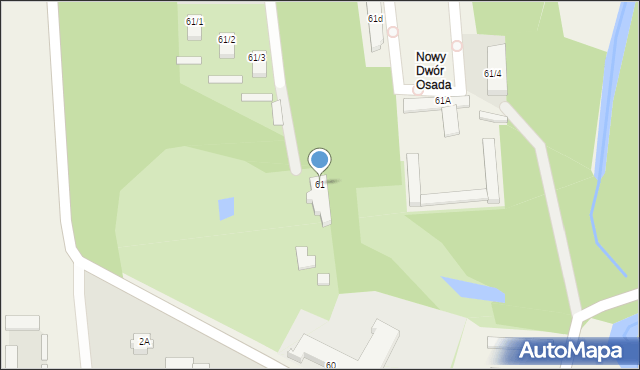 Nowy Dwór-Parcela, Nowy Dwór-Parcela, 61, mapa Nowy Dwór-Parcela
