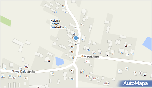 Nowy Dziebałtów, Nowy Dziebałtów, 27, mapa Nowy Dziebałtów