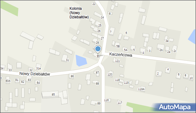 Nowy Dziebałtów, Nowy Dziebałtów, 30, mapa Nowy Dziebałtów