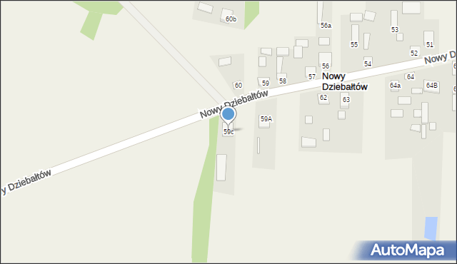 Nowy Dziebałtów, Nowy Dziebałtów, 59c, mapa Nowy Dziebałtów