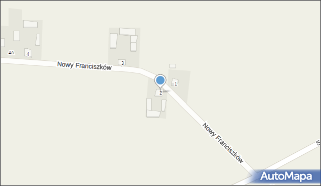 Nowy Franciszków, Nowy Franciszków, 2, mapa Nowy Franciszków