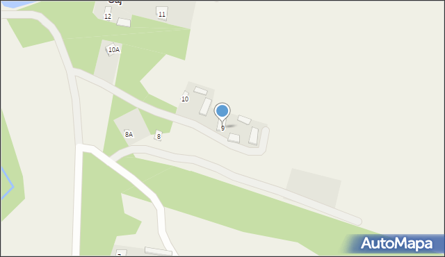 Nowy Gaj, Nowy Gaj, 9, mapa Nowy Gaj