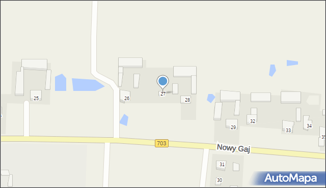 Nowy Gaj, Nowy Gaj, 27, mapa Nowy Gaj