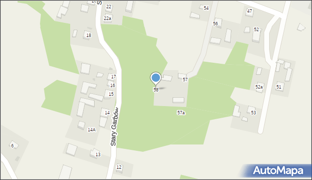Nowy Garbów, Nowy Garbów, 58, mapa Nowy Garbów
